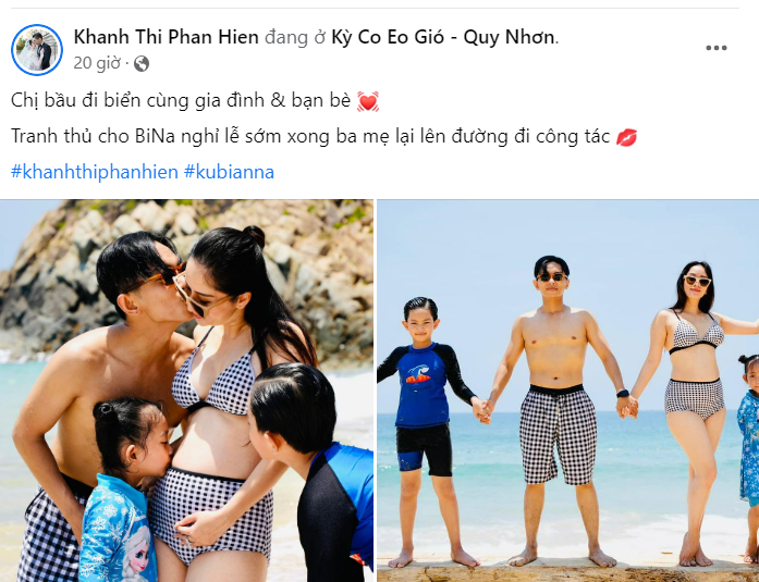Khánh Thi khoe ảnh diện bikini 'cực bốc' trong tháng thứ 4 thai kỳ, cư dân mạng phản ứng ra sao?   - Ảnh 1